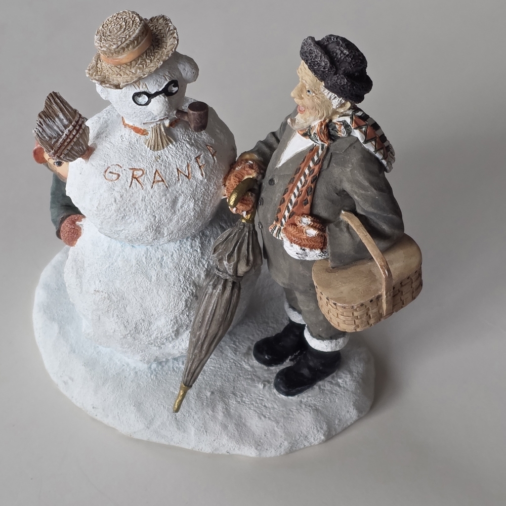 Saturday Evening Post, Norman Rockwell Scene, Figurine By David Grossman